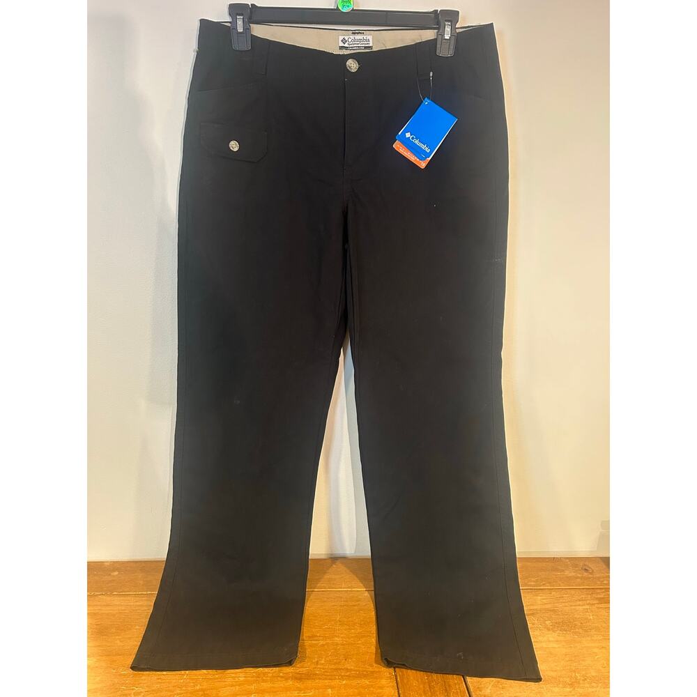 NWT Columbia Sz 12 Brown Womens Hiking Omni Shade UPF 15 Pants Granola Girl Outd